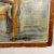 Tan House on Dock w.m. Stravinsky Framed Painting 1979 For Sale - Image 8 of 12