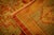 1890s Red Ground Geometric Knotted Wool Antique Oushak Turkish Decorative Rug For Sale - Image 9 of 9