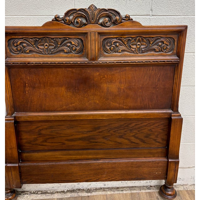 Italian Vintage King Size Italian Neoclassical Italian Renaissance Style Headboard For Sale - Image 3 of 11