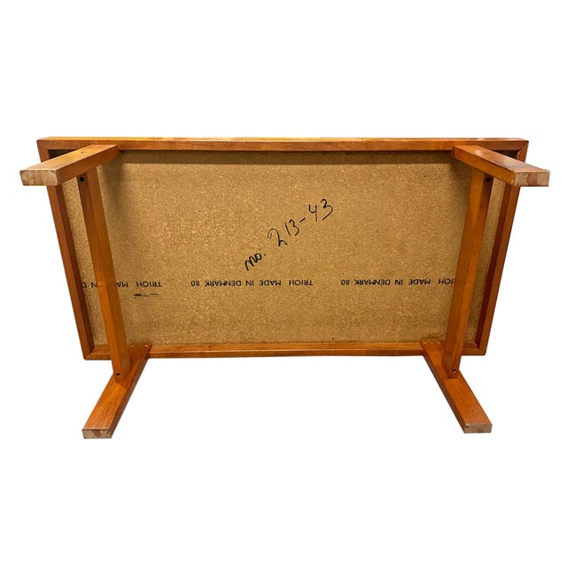 Tile Top Coffee Table by Trioh Denmark For Sale - Image 4 of 6