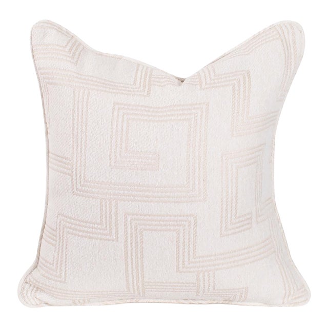 Indoor/Outdoor Pillow 20 x 20 Syros Natural For Sale