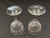 English Clear Wheel-Etched Cordial Vintage Glasses - A Pair For Sale - Image 3 of 7