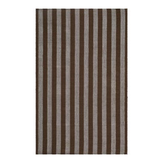 Harbor Handmade Rug Brown 5x8 For Sale