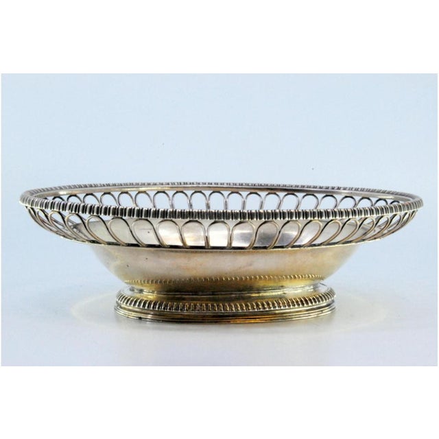 Silver Candy Box with Cutouts and Pearls on the Rim For Sale - Image 6 of 8