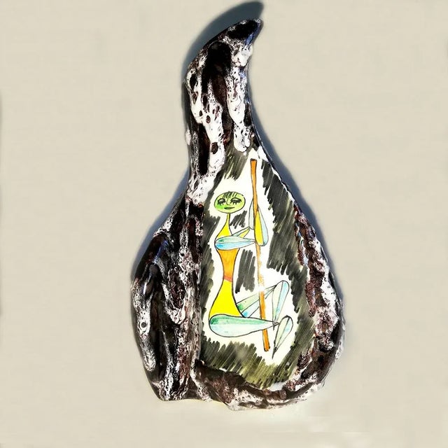 Mid-Century Italian Ceramic Vase from Gotti, 1958 For Sale - Image 4 of 5