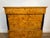 Brown 1950s Biedermeier style chest of drawers with four maple drawers. For Sale - Image 8 of 12