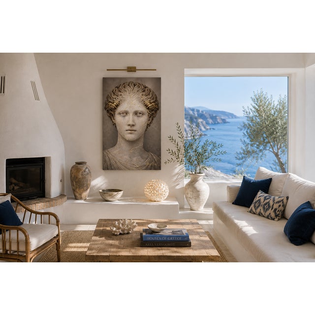 Atelier Aria Lumae the Athena Triptych Faces of Returning Light Fine Art Gallery Board Three Piece Set For Sale - Image 18 of 18