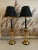 A pair of elegantly styled vintage Frederick Cooper brass Palm Tree lamps. Very heavyweight quality, and those who know,...