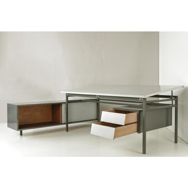 Vintage German Architects Desk, 1965 For Sale - Image 9 of 18