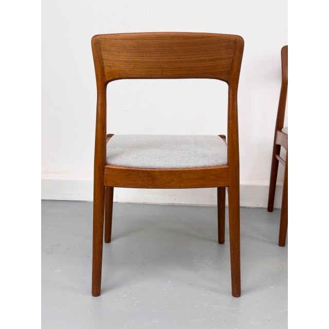 Brown Teak Dining Chairs from Korup Stolefabrik, 1960s, Set of 4 For Sale - Image 8 of 16
