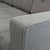 Textile Gus Modern Jay Gray Fabric Sectional Sofa With Left Chaise For Sale - Image 7 of 9