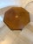 Antique Edwardian Inlaid Mahogany Octagonal Side Table with Silk Basket, 1900 For Sale - Image 6 of 12