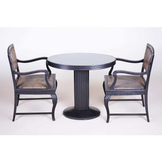 Black Dining Chairs attributed to Otto Prutscher, 1890s, Set of 6 For Sale - Image 5 of 18