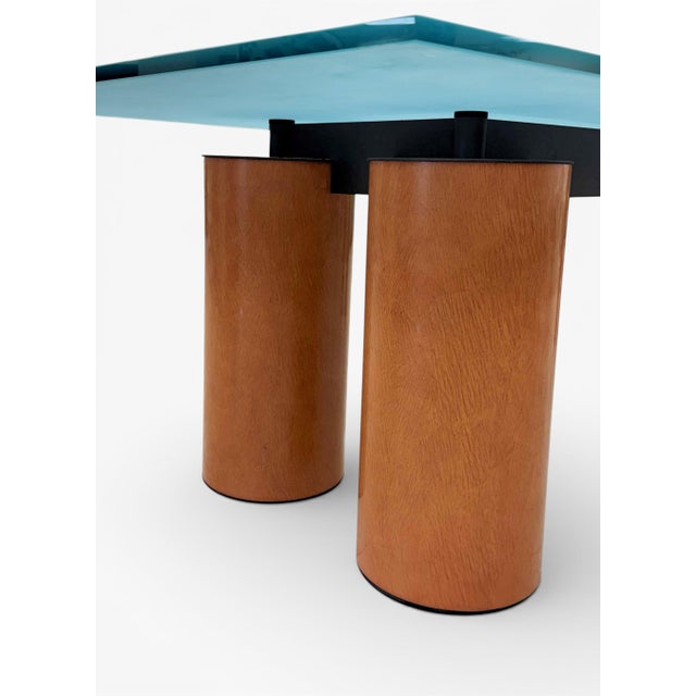 Terra Cotta 1980s Serenissimo Dining Table by Lella & Massimo Vignelli for Acerbis For Sale - Image 8 of 11