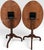 Pair of Vintage Queen Anne Style Oval Tilt Top Accent Tables For Sale In Portland, ME - Image 6 of 15