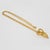 Christian Lacroix Gilt Metal Lace Pendant Chain Necklace For Sale In Atlanta - Image 6 of 11