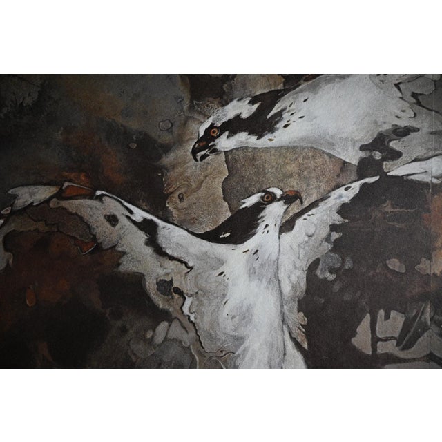 Native American “Falcons in Flight” Limited Edition Print by Sue Wise, 1977 For Sale - Image 3 of 7