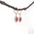 2020s Ruby Dangle Earrings With Earth Mined Diamonds: Solid 14k Gold, Oval 10x8mm, Pair For Sale - Image 5 of 7