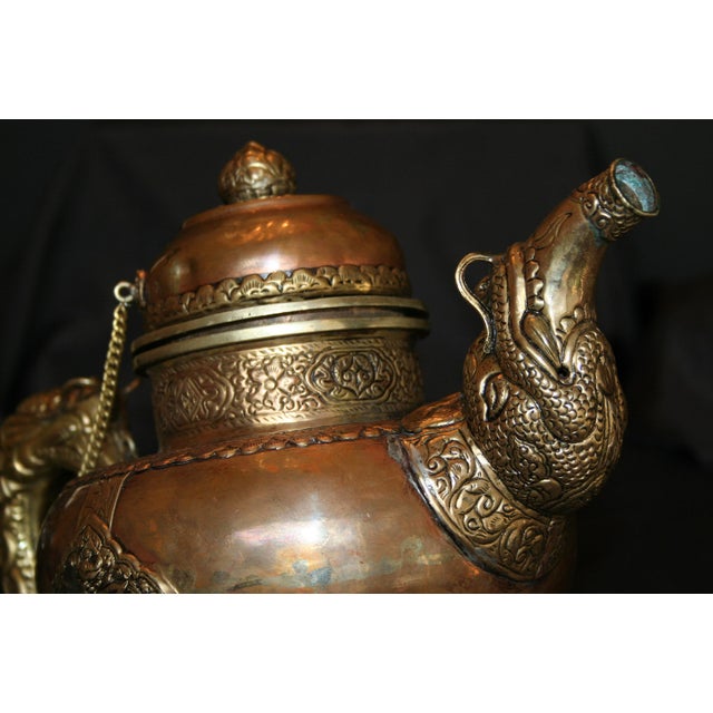 Antique Tibetan Copper & Brass Teapot Chairish
