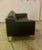 Stouby Danish Black Leather Loveseat Sofa by Stouby, Hand-Crafted, 1970s For Sale - Image 4 of 8