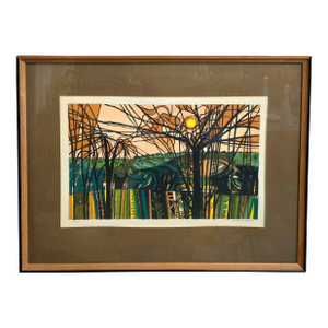 "Wooded Landscape" Limited Edition Lithograph by Garrick Palmer