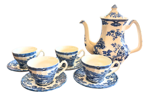 Large Aperitif Platter from Limoges, 1980s, Set of 9