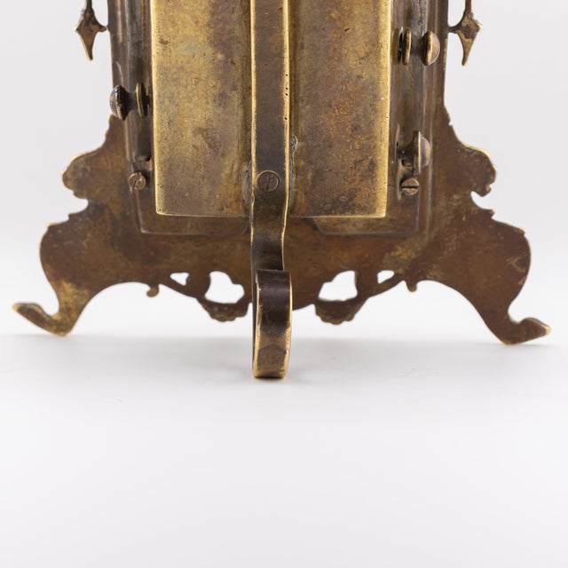 19th Century English Baroque Revival Brass Perpetual Desk Calendar For Sale - Image 14 of 17