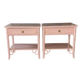 1970s Thomasville Allegro Nightstands - A Pair For Sale