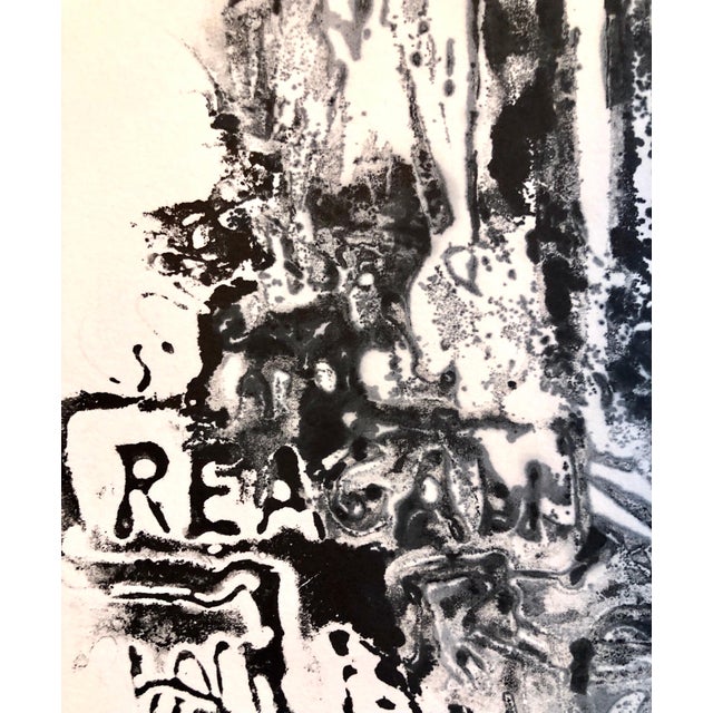 Untitled, 1983, lithograph printed in sepia ink, Hand signed and dated lower right, with the artist's chop mark lower...