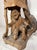 Wood Antique Hand Carved German Tree Trunk Figural Folk Art Sculpture Statue Carving For Sale - Image 7 of 14