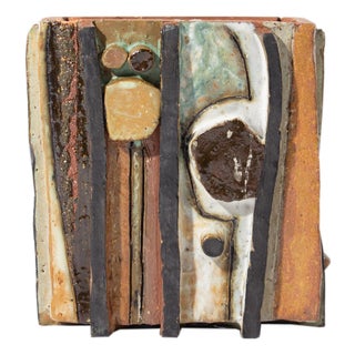 1967 Studio Pottery Vase by Mary Ann Wurst For Sale