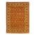 10 X 14 Modern Tabriz Indian Wool Rug in Rust by Apadana For Sale