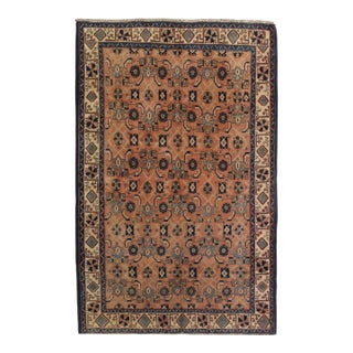 Vintage Hand-Knotted Persian Bakhtiari Rug 4'7" X 7'0" For Sale