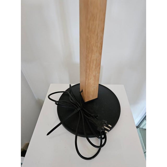 Black Adjustable Halogen Table Lamp from Piuluce, Italy, 1970s For Sale - Image 8 of 9