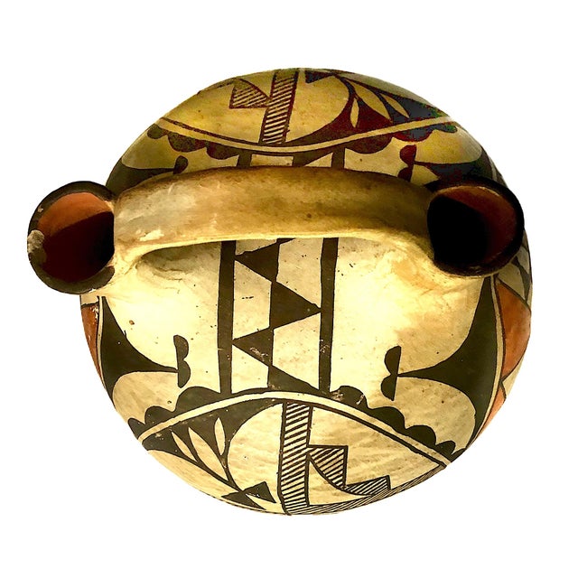 Native American Acoma Pueblo Dual-Spout Wedding Vessel For Sale In San Francisco - Image 6 of 7