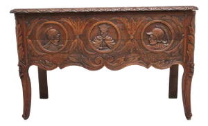 Antique French Carved Oak Chest, 1810