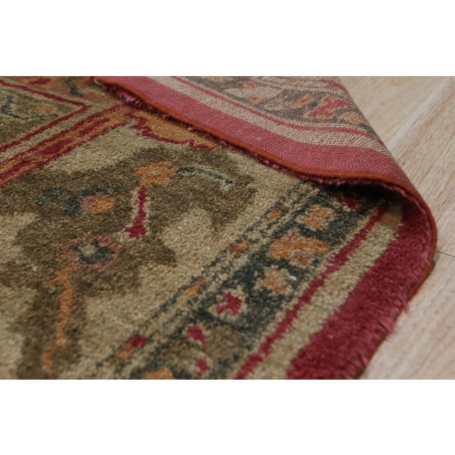 Hand-knotted in luxurious mohair, this 9 x 12 Oushak rug carpet is a striking selection from our contemporary room-size...