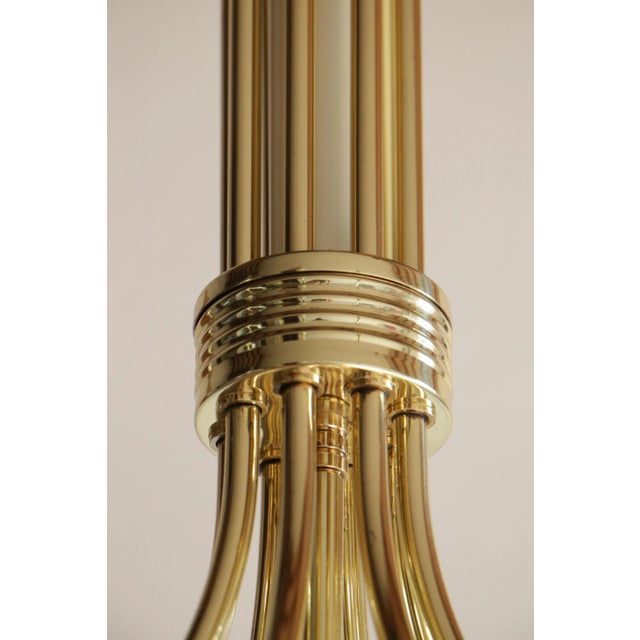 Metal Italian Mid-Century Chandelier by Guglielmo Ulrich, 1945s For Sale - Image 7 of 16