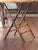 Mid 20th Century Tortoise Bamboo Folding Table. For Sale - Image 10 of 10