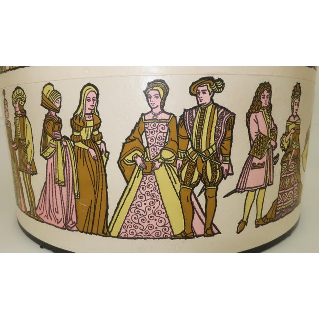 Department Store ‘Timeline of Fashion’ Hat Box, 1960’s For Sale - Image 4 of 14