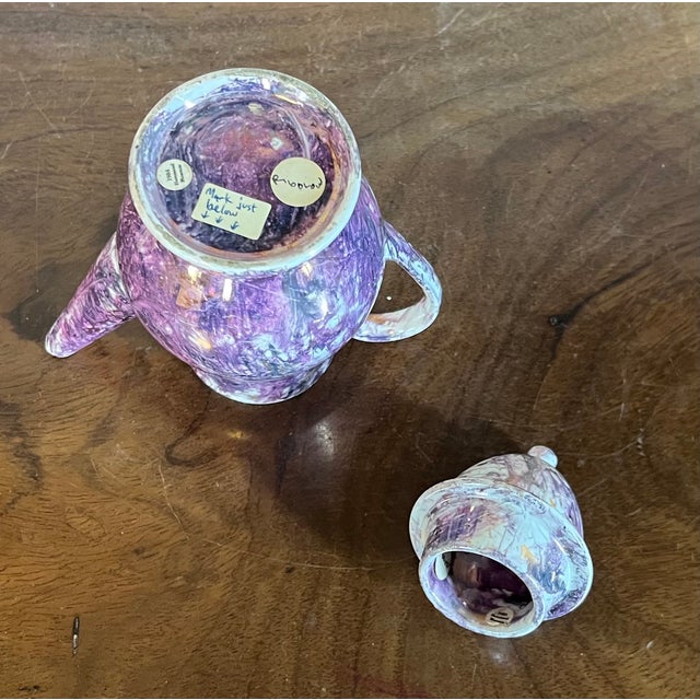 Antique Early 19th Century Wedgwood Creamware Pink Luster Small Tea Pot Circa 1810 For Sale - Image 9 of 10