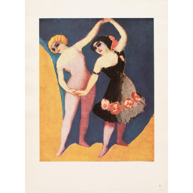 Portraiture 1943 After Kees Van Dongen "The Dancers", First Edition Parisian Lithograph For Sale - Image 3 of 8