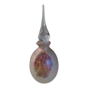 Vintage 1970s Iridescent Perfume Bottle