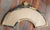 Early 20th Century Gold Fan Shaped Frame With Print For Sale - Image 10 of 11