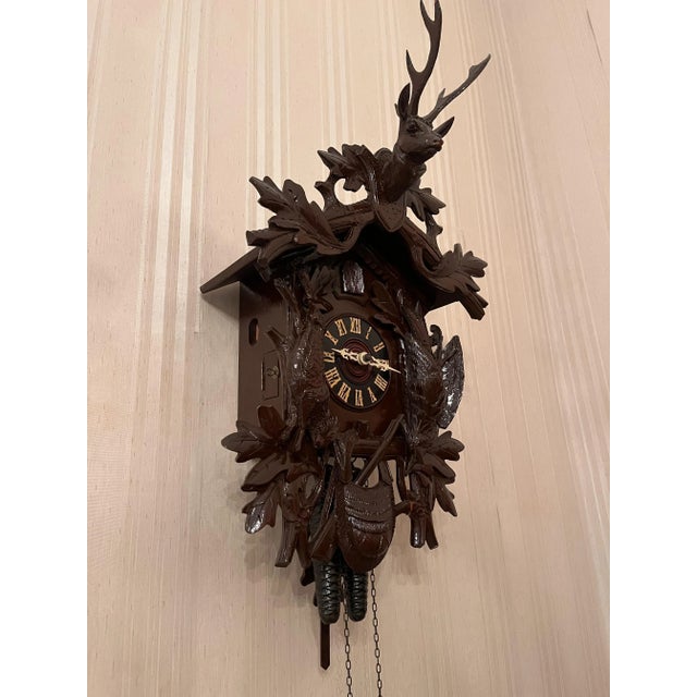 Antique Wall Clock, 1890s For Sale - Image 4 of 7