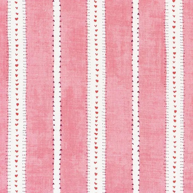 Sample - Schumacher Amour Fabric in Raspberry For Sale