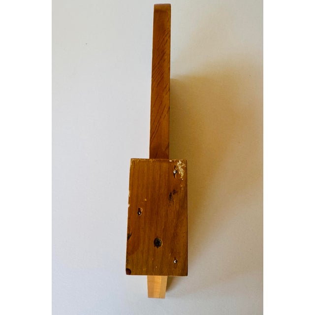 Wood 1930's Art Deco Slak-Rak Wall Organizer Magazine Rack Samuel Applestone Seattle For Sale - Image 7 of 10