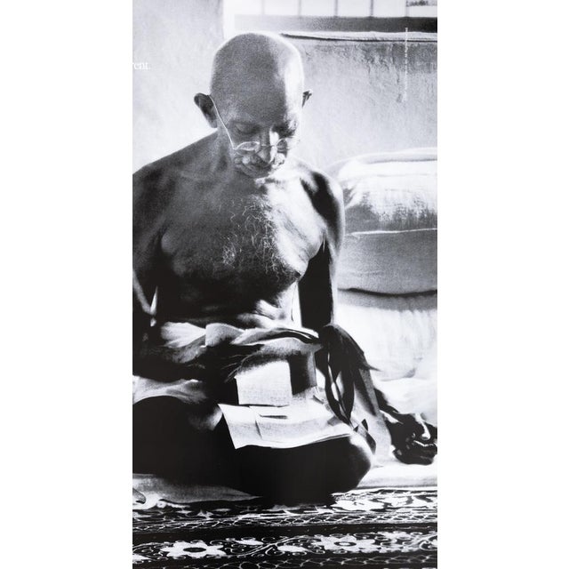 APPLE Think Different Mahatma Gandhi High-quality digital print On glossy paper, 61 x 91 cm (approx. 24 x 32 inches)...