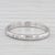 Metal 0.10ctw Diamond Wedding Band 18k Gold Size 7.75 Stackable Ring Art Deco 1920s For Sale - Image 7 of 7