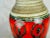 1970s German Fat Lava Red and Green Eye Vase For Sale - Image 6 of 11